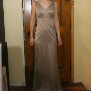 Elegant  Long Gold Dress (Sz 8)